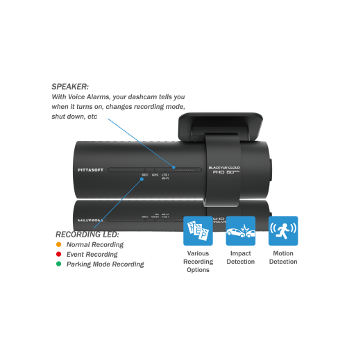 BlackVue DR750X-2CH Plus Dual-Channel Cloud Dash Cam