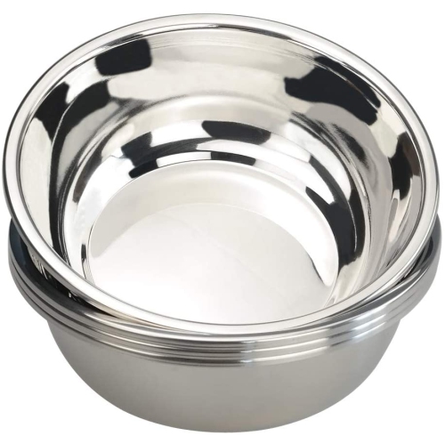 Bol à Mélanger Sunwealth Premium en Acier Inoxydable - 2,5 L - 20 cm - Ensembles de 4