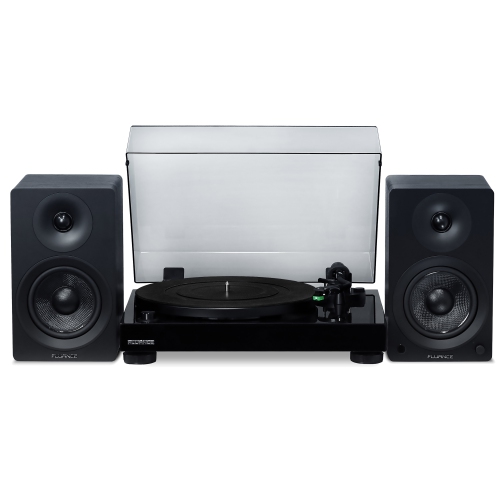 Fluance RT81 Elite High Fidelity Vinyl Turntable and Ai41 Powered 5" Stereo Bookshelf Speakers