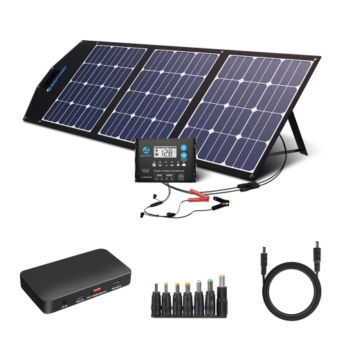 ACOPOWER LTK 120W Foldable Solar Panel Kit With Included ProteusX 20A Charge Controller