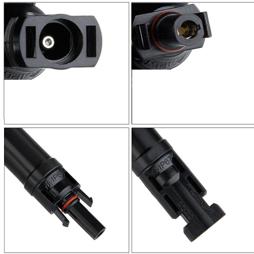 ACOPOWER 15A 4 Pair PV in-Line Diode Connector