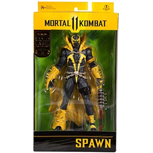 Mortal Kombat 6 Inch Action Figure Gold Label Exclusive - Spawn Curse Of Apocalypse