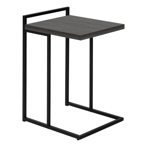 MONARCH  Accent Table - 25"h / Grey / Metal In Black