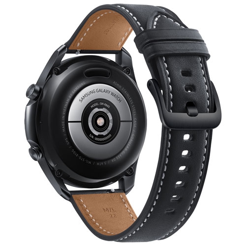 Montre intelligente 45 mm Galaxy Watch3 de Samsung avec moniteur fréquence cardiaque - Noir mystique - Neuf