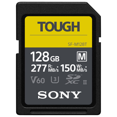Carte mémoire SD UHS-II de 128 Go SF-M Tough de Sony