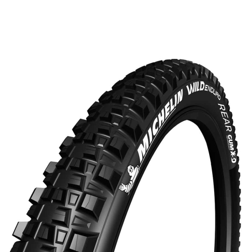 MICHELIN , Wild Enduro Front, Tire, 27.5"x2.80, Folding, Tubeless Ready, Gum-X, Gravityshield, 3X33Tpi In Black