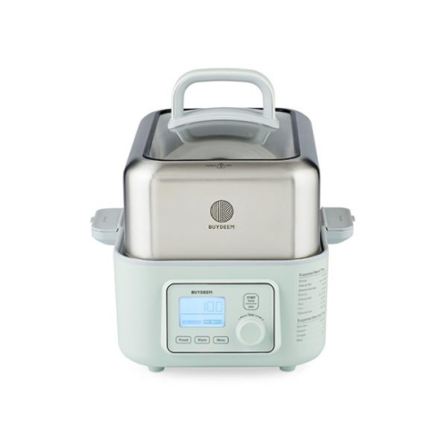 BUYDEEM G563 5-Quart Electric Food Steamer for Cooking - Cozy Greenish