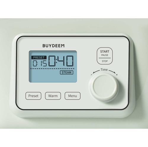 BUYDEEM G563 5-Quart Electric Food Steamer for Cooking - Cozy Greenish