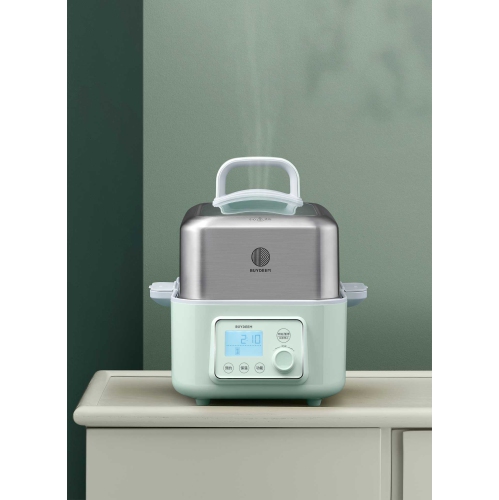 BUYDEEM G563 5-Quart Electric Food Steamer for Cooking - Cozy Greenish