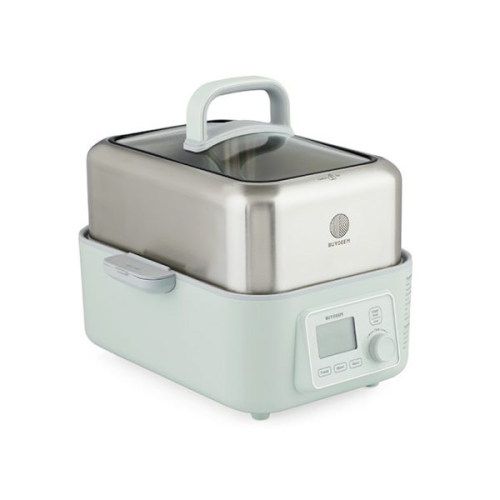 BUYDEEM G563 5-Quart Electric Food Steamer for Cooking - Cozy Greenish