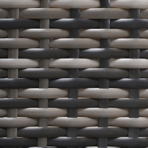 Outsunny Patio Wicker Adirondack Chair, Outdoor PE Rattan Fire Pit Chair, Muskoka Chair w/ Soft Cushions, Tall Curved Backrest and Comfortable