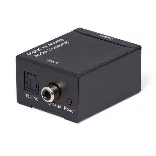 Digital COAX & Optical Toslink à R/L Stereo Audio Converter - PrimeCables®