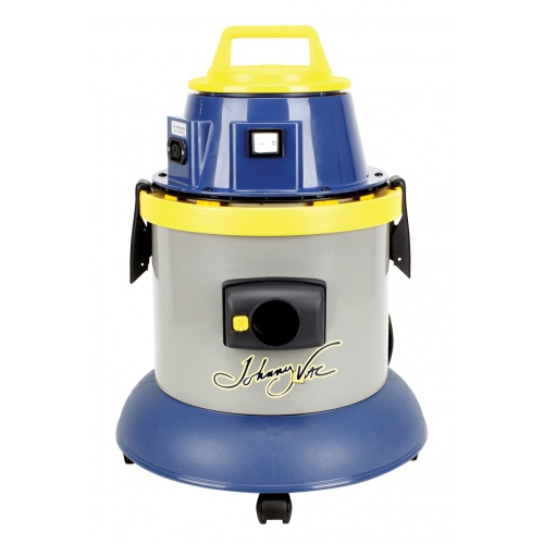 JV125 Wet & Dry Commercial Vacuum - Capacity of 4 gal - Electrical Outlet for Power Nozzle - 10' (3 m) Hose - Plastic and Aluminum Wands - Brushes