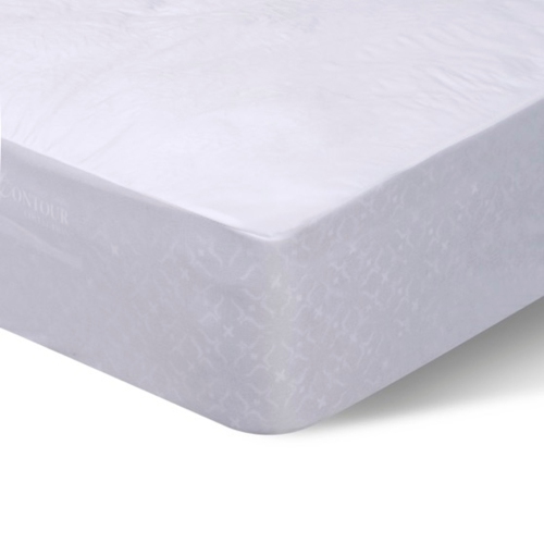 Protège-matelas infusé de bambou imperméable et respirable Malouf Comfort - Grand lit