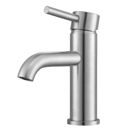 Ancona Valencia Series Single Lever Bathroom Faucet in Brushed Nickel
