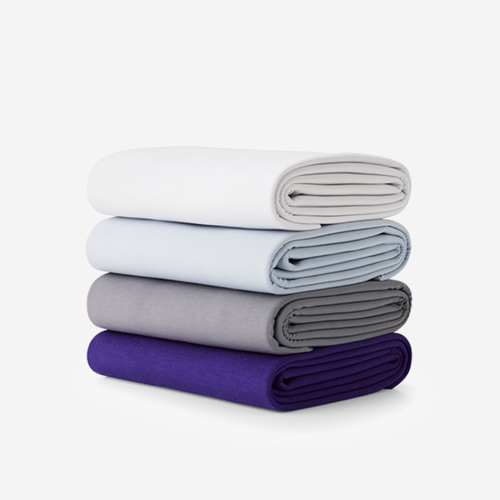 Purple Softstretch Sheet Set - Stormy Grey - King