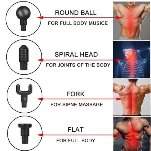 CM Motorized 6-Speed Deep Tissue Massager - For Pain Relief