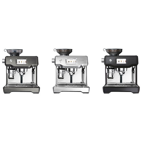 Machine à expresso automatique Oracle Touch de Breville avec mousseur et moulin à café - Inox