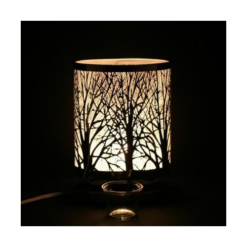 J1325 – Touch Sensor Oval Shape Lamp – Silver Forest