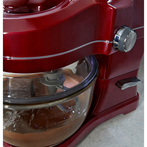 Batteur sur socle à tête inclinable Elite Ovation de Kenmore - 5 pte - 500 W - Rouge