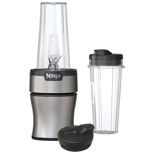 Ninja Nutri-Blender 0.59L 700-Watt Personal Blender with To-Go Cups - Silver