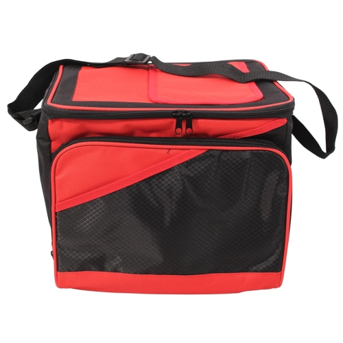 INNOVATION NATURE  - Insulated Cooler, 32X23X28Cm, Contains 24 Cans And Black In Red