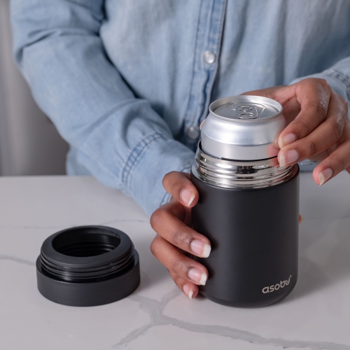 Asobu Frosty Beer 2 Go Vacuum Insulated Double Walled Stainless Steel Beer Bottle and Can Cooler with Beer Opener