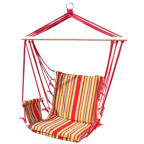 INNOVATION NATURE  - Hanging Chair With Rope Structure, 98Cm X 52Cm In Red