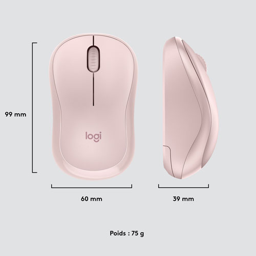 Logitech M220 Silent 1000 DPI Wireless Optical Mouse - Rose
