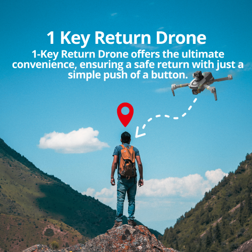 Le E59 Mark III Delta Black Superior Edition de Bigly Brothers, drone GPS, moins de 249 grammes, caméra 4K, retour à la maison à 1 touches, évitement