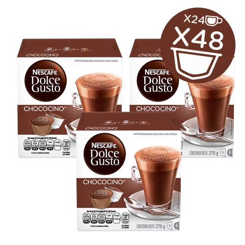 NESCAFÉ Dolce Gusto Coffee Capsules Chococino 48 Single Serve Pods, 48 Count