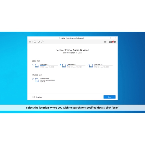 Stellar Photo Recovery Software | Windows | Professional| Recover Deleted Photos | 1 PC 1 Year |- Digital Download
