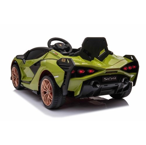 Voltz Toys 12V Ride On Car for Kids, Official Licensed Lamborghini SIAN, Battery Powered Electric Car with Remote Control, LED Lights and MP3 Player