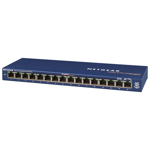 Commutateur réseau Gigabit à 16 ports ProSafe de NETGEAR