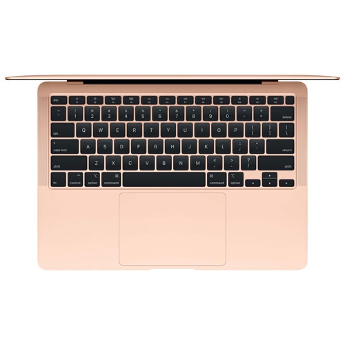 Refurbished - Apple MacBook Air 13.3" w/ Touch ID (2020) - Gold (Intel Core i7 1.2GHz/512GB SSD/16GB RAM) -En