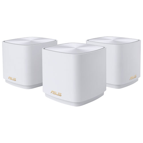 ASUS ZenWiFi AX Mini AX1800 Whole Home Mesh Wi-Fi 6 System - 3 Pack