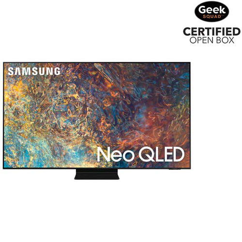 Samsung 85" 4K UHD HDR QLED Tizen OS Smart TV - 2021 - Titan Black - Open Box
