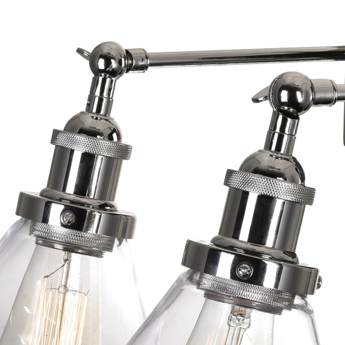 Eustis 3 Light Wall Sconce With Polished Nickel Finish