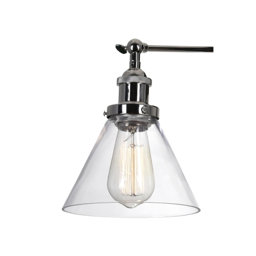 Eustis 2 Light Wall Sconce With Polished Nickel Finish