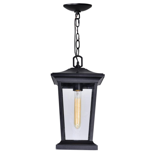 CWI LIGHTING CANADA  Leawood 1 Light Outdoor Hanging Light In Black