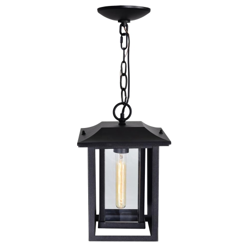 CWI LIGHTING CANADA  Winfield 1 Light Outdoor Hanging Light In Black