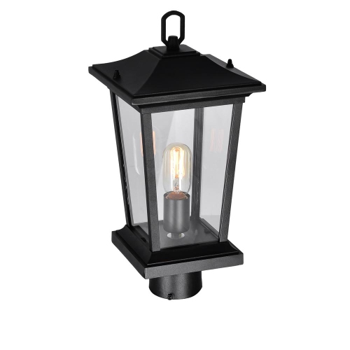 Leawood 1 Light Black Outdoor Lantern Head