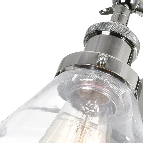 Eustis 1 Light Wall Sconce With Polished Nickel Finish