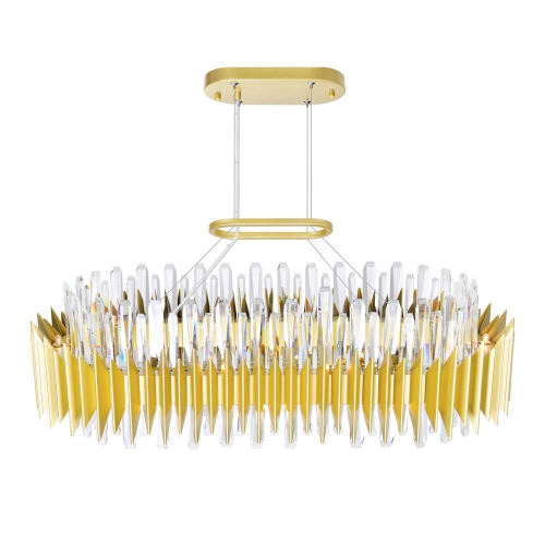 Cityscape 20 Light Chandelier With Satin Gold Finish