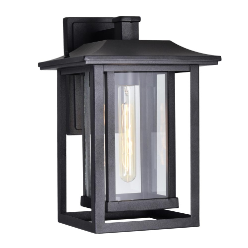 CWI LIGHTING CANADA  Winfield 1 Light Outdoor Wall Light In Black