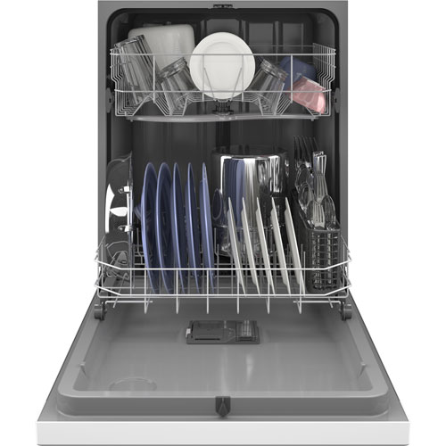 GE 24" 59dB Built-In Dishwasher - White