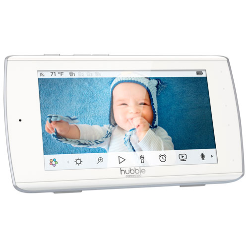 Interphone vidéo 5 po Nursery Pal Crib Edition Hubble, vision nocturne/com. 2 directions