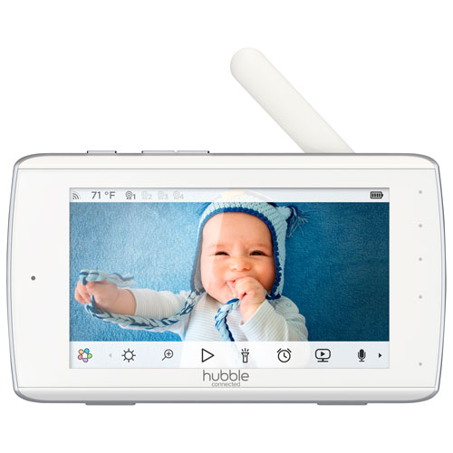 Interphone vidéo 5 po Nursery Pal Crib Edition Hubble, vision nocturne/com. 2 directions