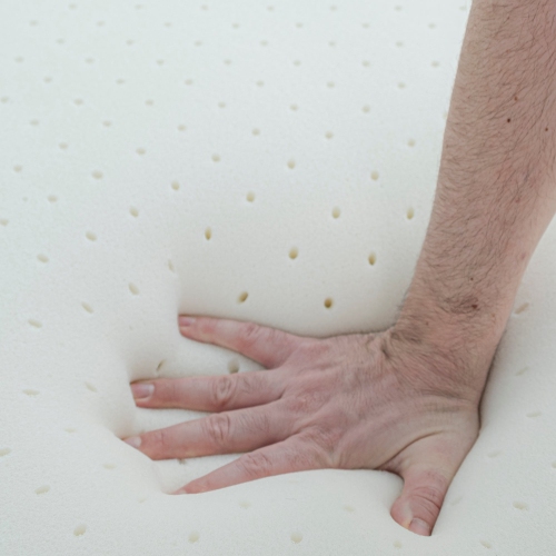 Surmatelas en mousse à mémoire de 2 po de Polysleep | mousse perméable à l'air antimicrobienne et hybride de qualité médicale pour un sommeil