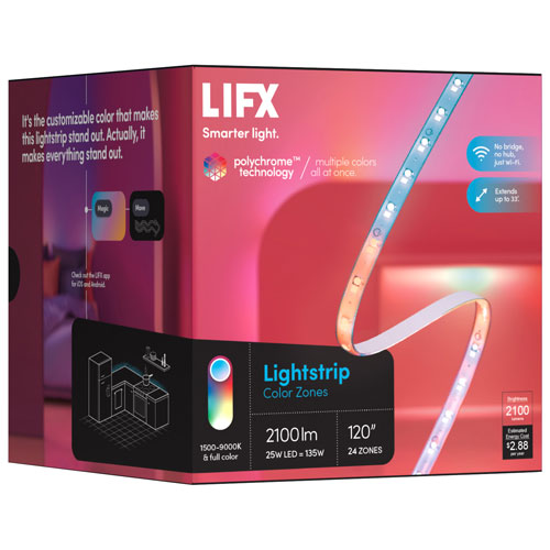 LIFX 3m Smart LED Light Strip - Colour Zones